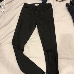 Topshop Moto Leigh Black jeans